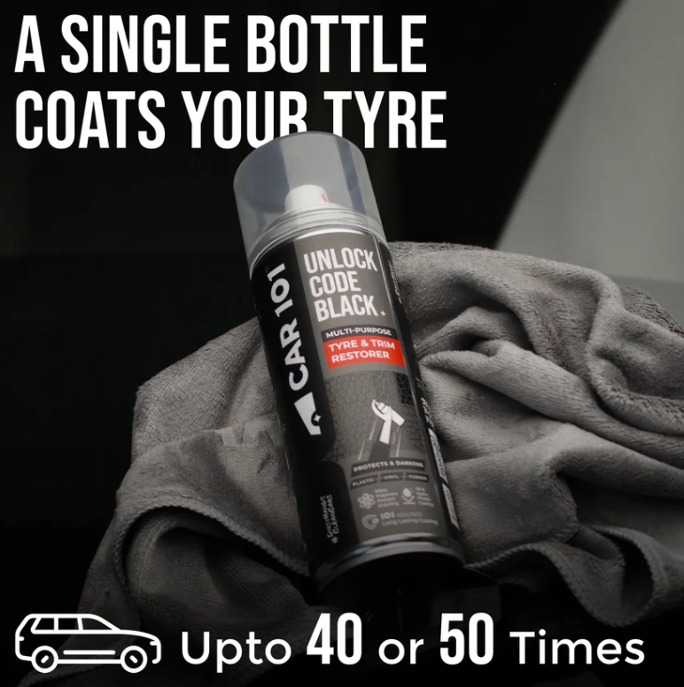 CAR101 Tyre & Trim Restorer Spray Coating ( pack of 2)